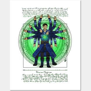 Vitruvian Magician Posters and Art